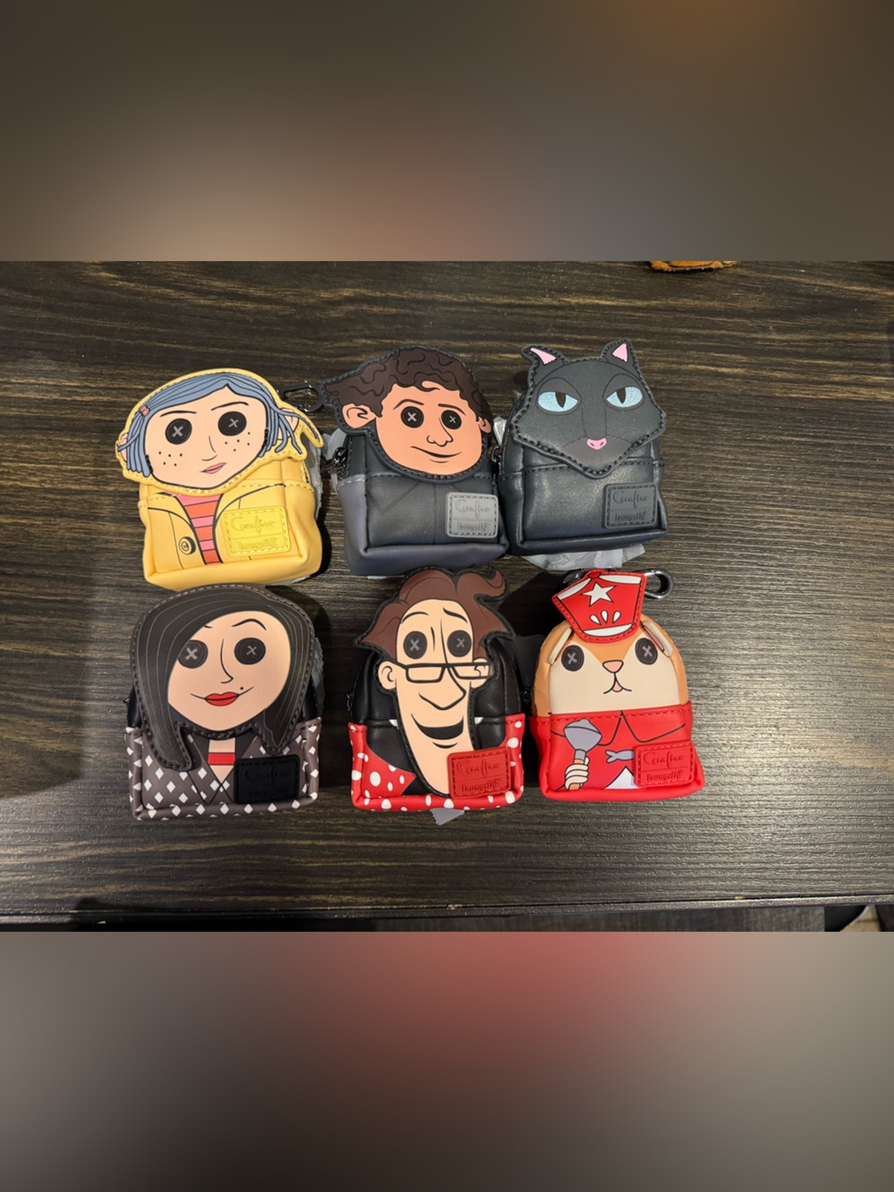 Loungefly Coraline Bag Charms WHOLE SET